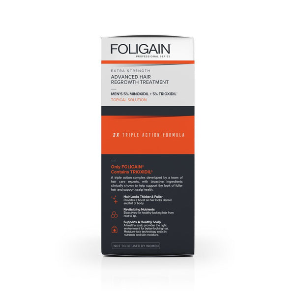 FOLIGAIN Advanced Hair Regrowth For Men Minoxidil 5% + Trioxidil 5%