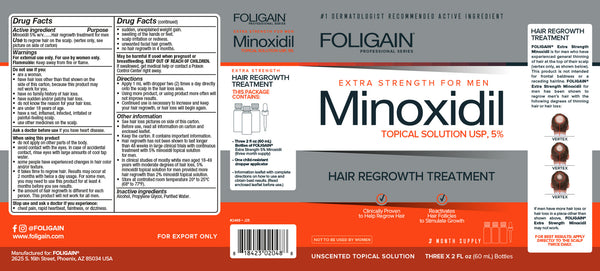 FOLIGAIN Minoxidil 5% Hair Regrowth Treatment For Men